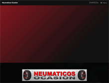 Tablet Screenshot of neumaticosocasion.com
